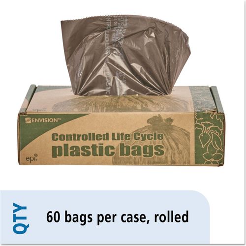 38 x 58 Emerald Clear Trash Can Liners, 55 Gal