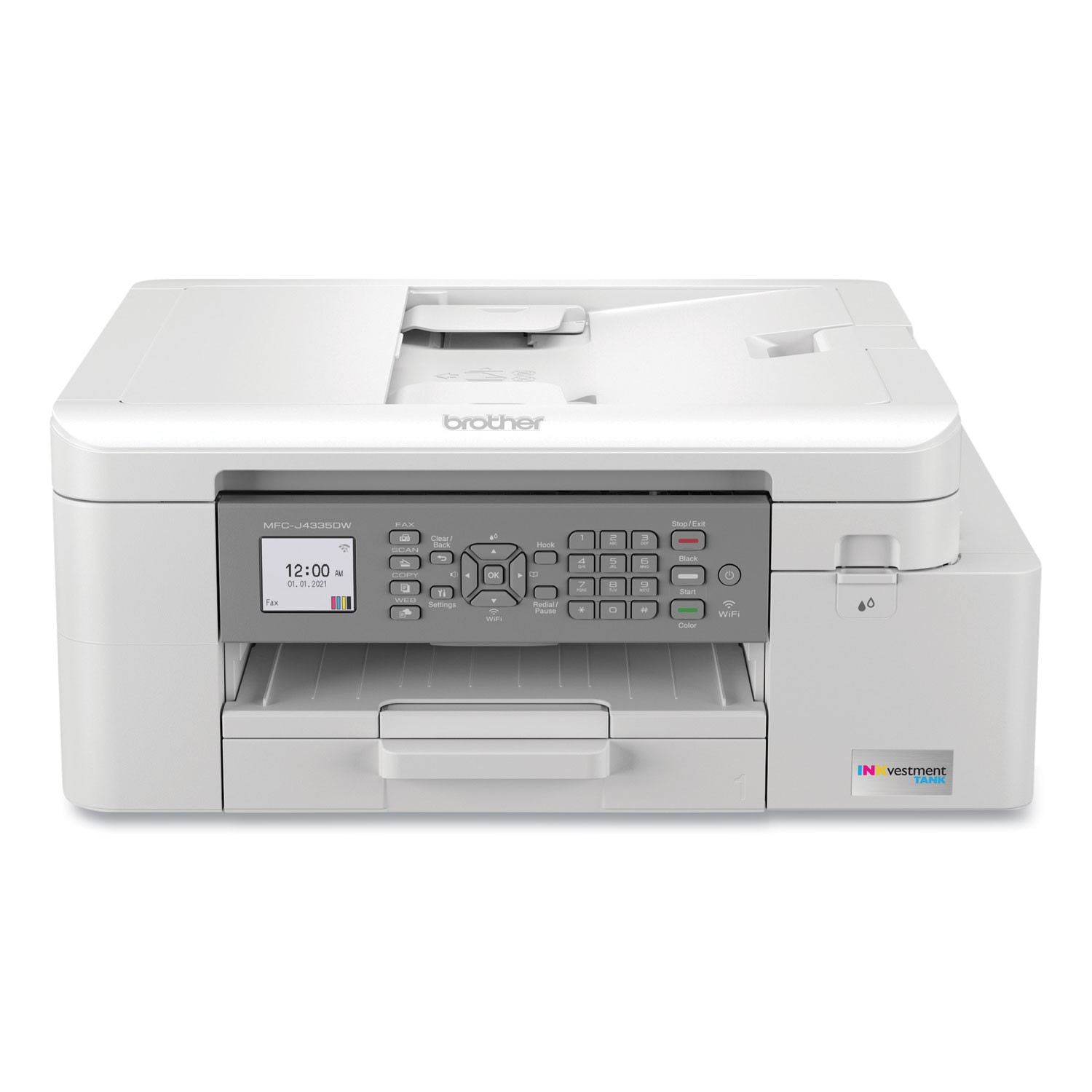 "MFC-J4335DW All-in-One Color Inkjet Printer, Copy/Fax/Print/Scan"