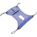 Direct Supply® Full Body Sling with Commode Opening, Mesh, Multi-Brand Compatible - Size: Medium