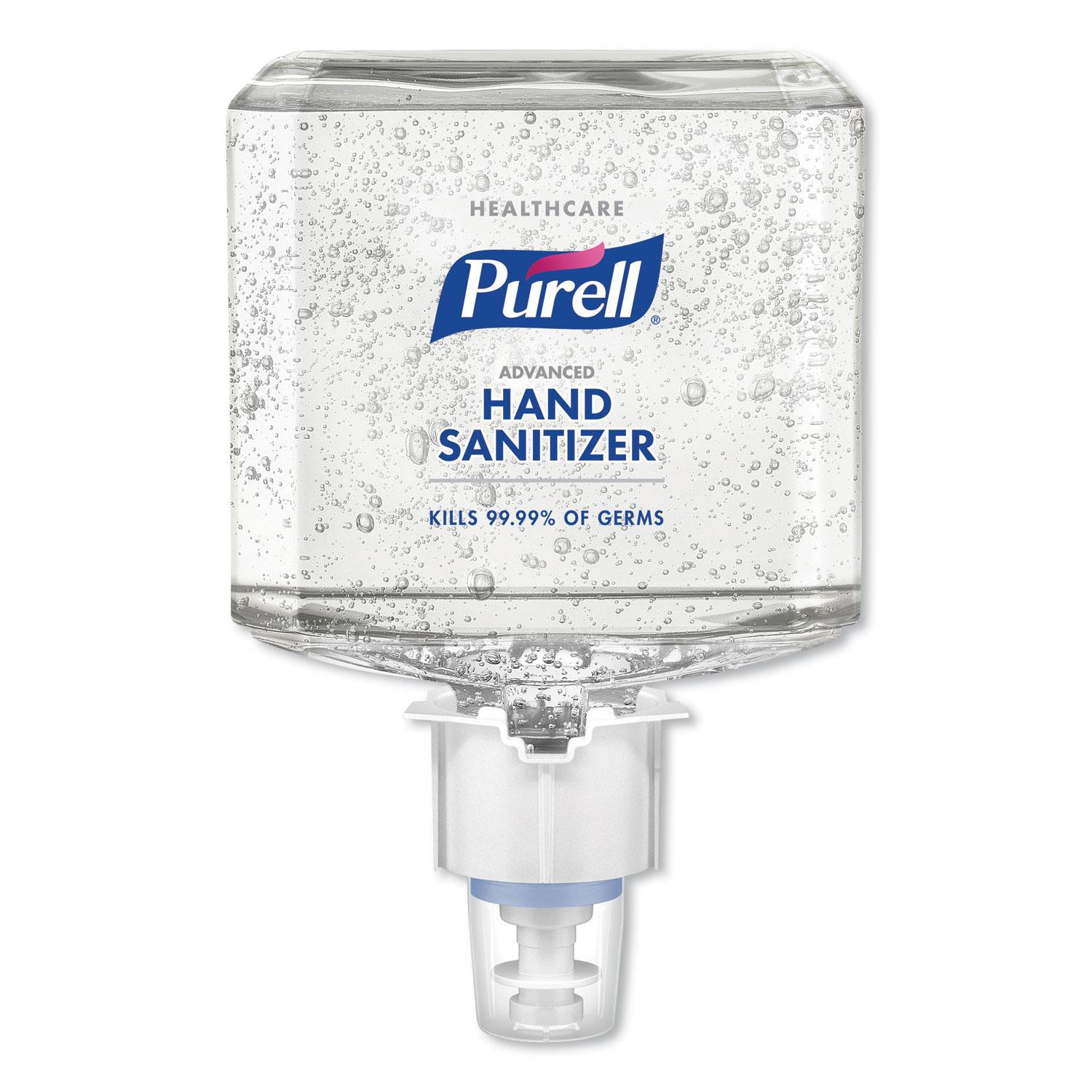 PURELL® Healthcare Advanced Gel Hand Sanitizer Refill for ES4 Dispenser, Citrus Scent, 1200 mL, 2/Carton (5063-02)