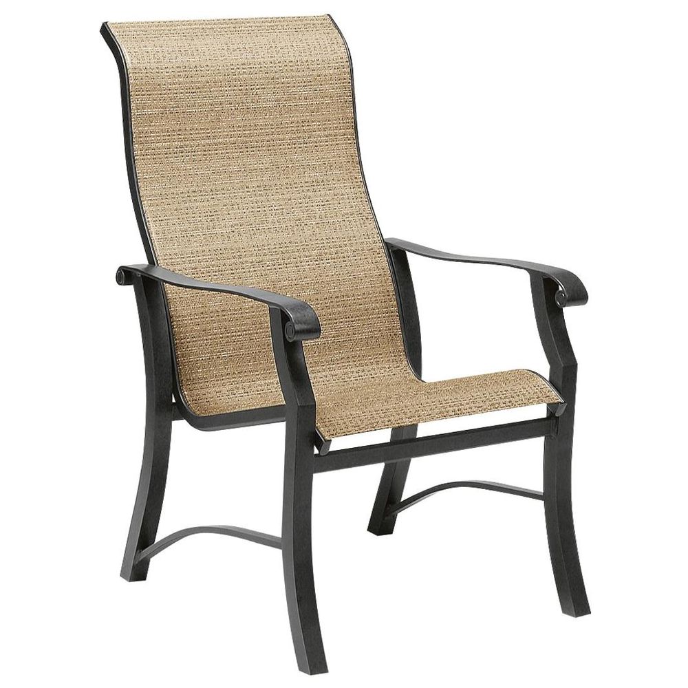 Cortland Sling High-Back Dining Armchair