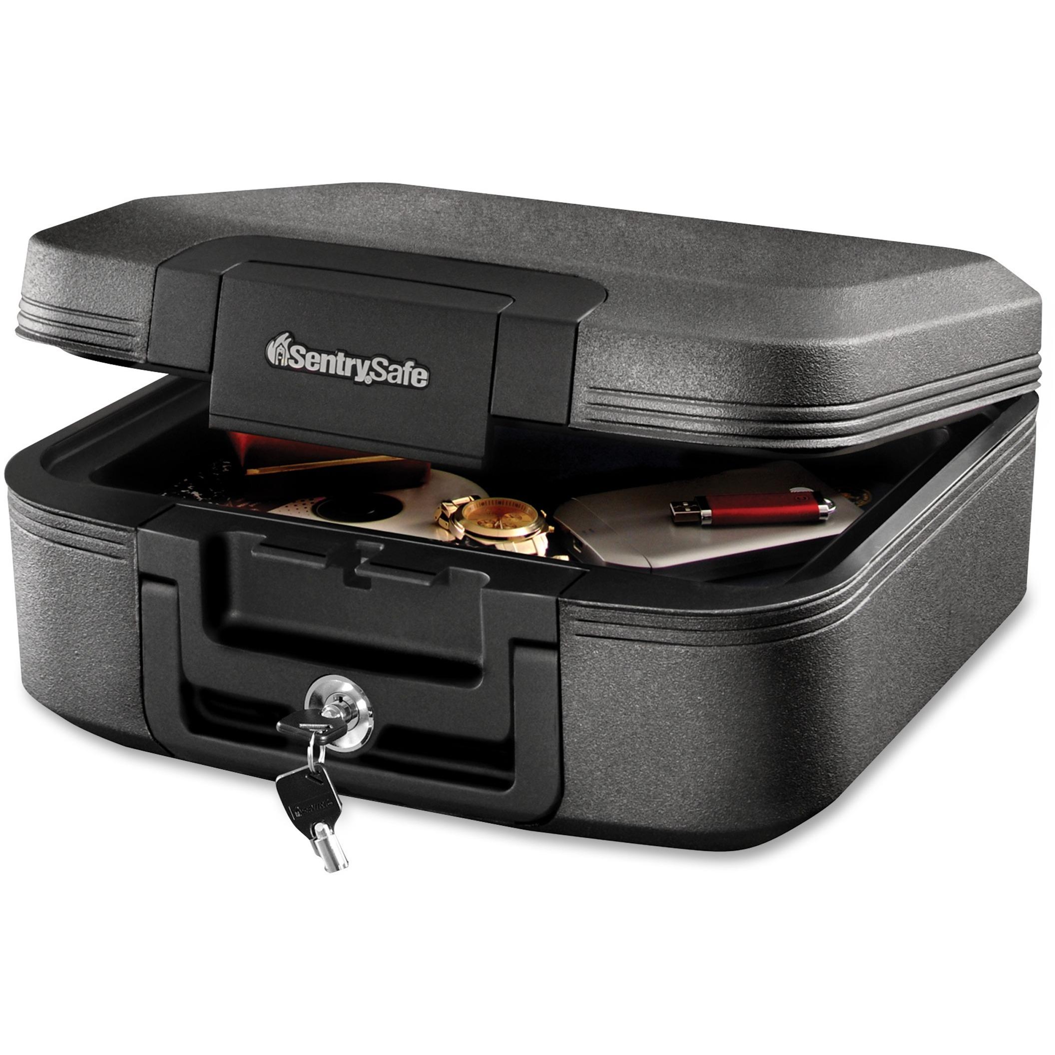 Water-Resistant Fire Chest, 15-2/5"x14-3/10"x6-3/5", CGY
