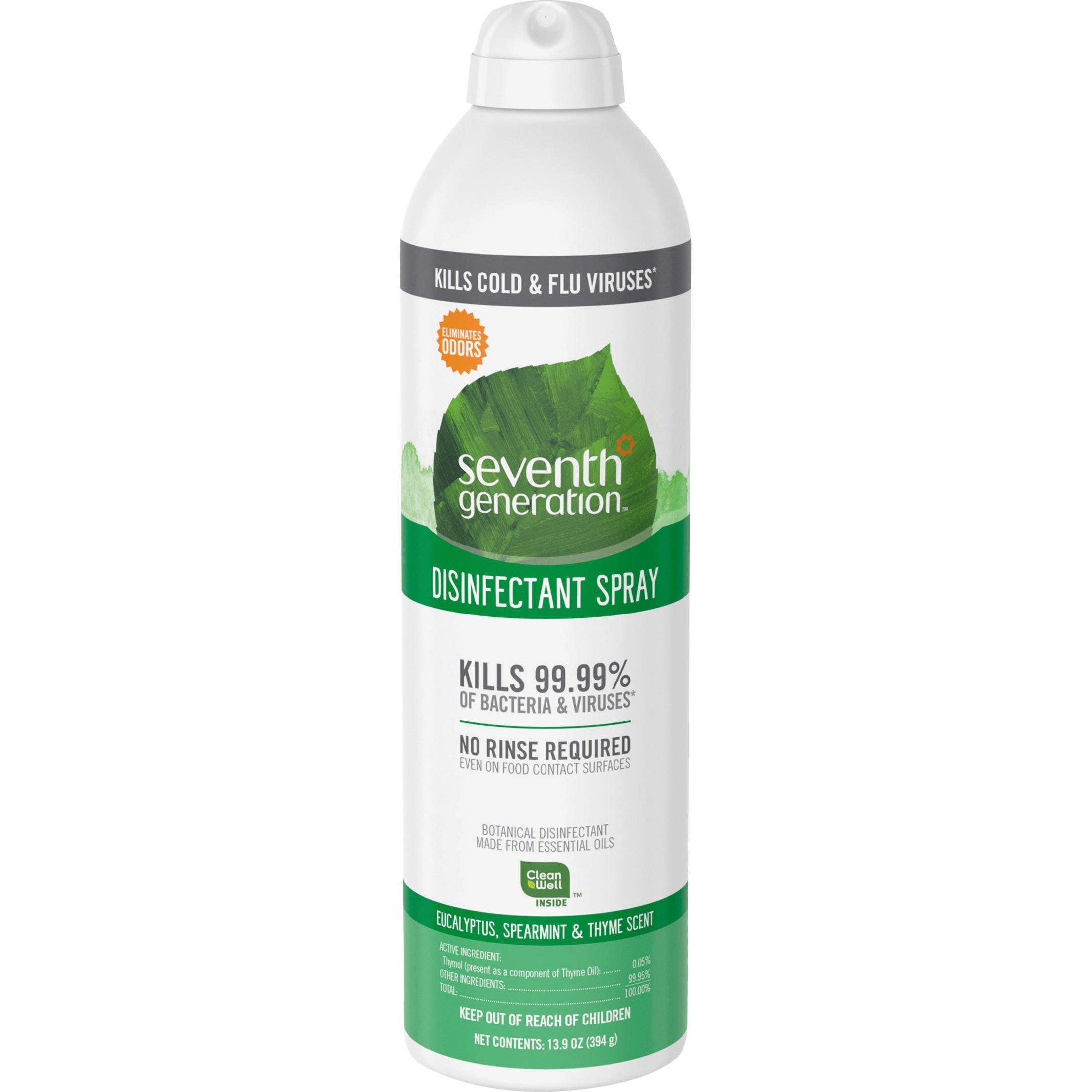 Seventh Generation Disinfectant Cleaner, 13.9oz (Pack of 8)