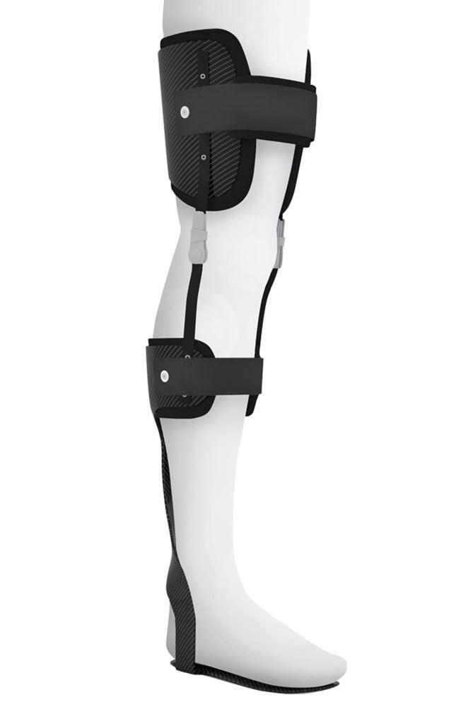 Prefabricated Carbon Fiber KAFO Polycentric Knee Joint, A4