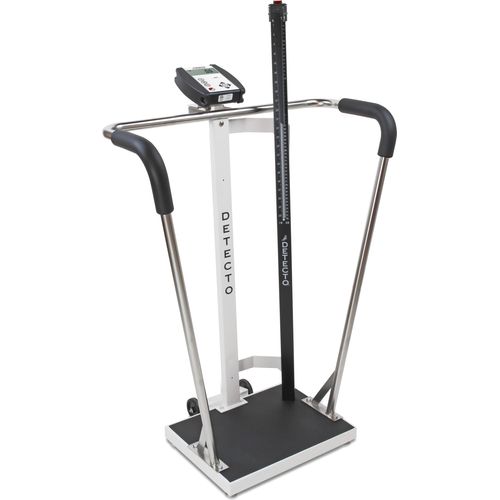  Detecto, Digital Bariatric Scale Platform, Height Rod, 600 lb x  .2 lb / 270 kg x .1 kg, 18 x 14 : Industrial & Scientific