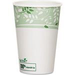 EcoSmart Hot Cups, Paper w/PLA Lining, Viridian, 16oz, 1000/Carton