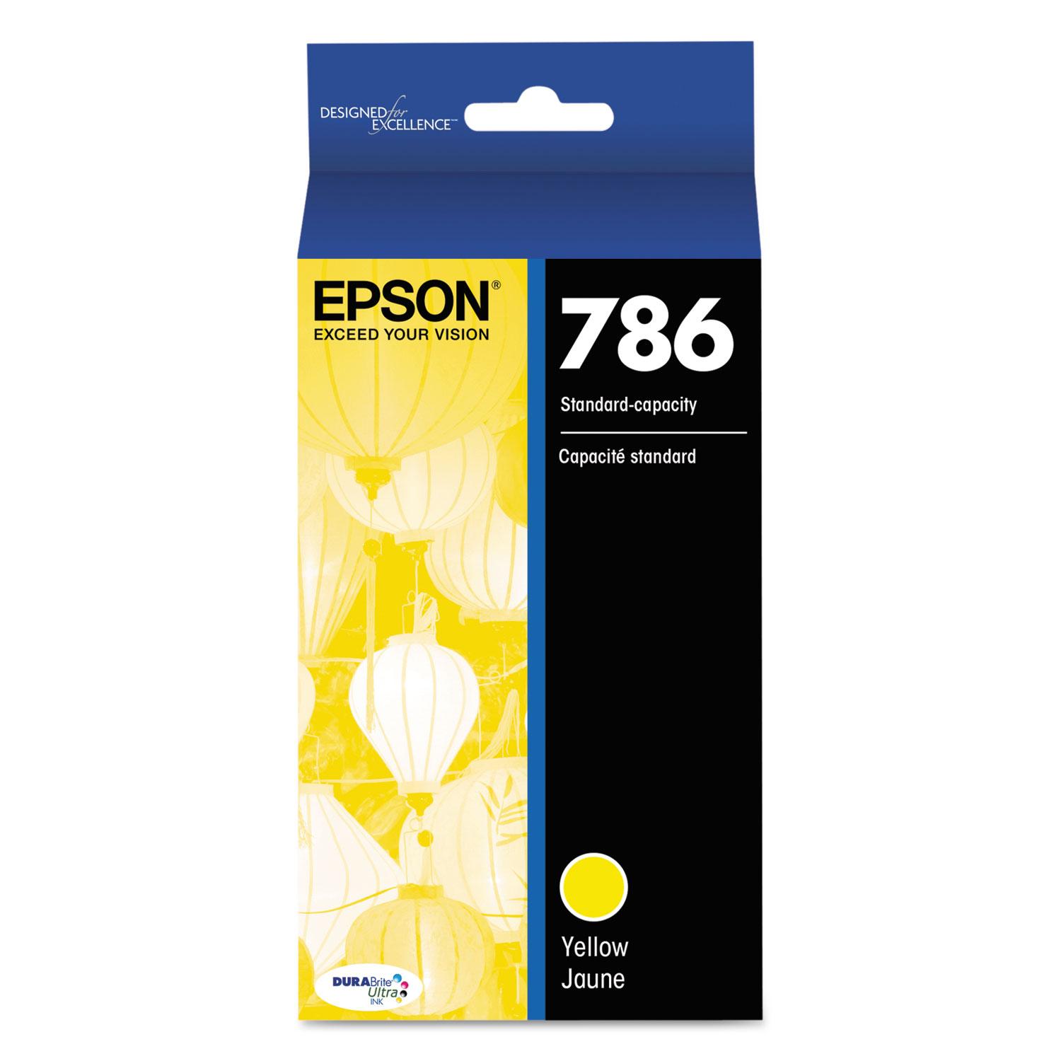 Epson® T786420 (786) DURABrite Ultra Ink, Yellow