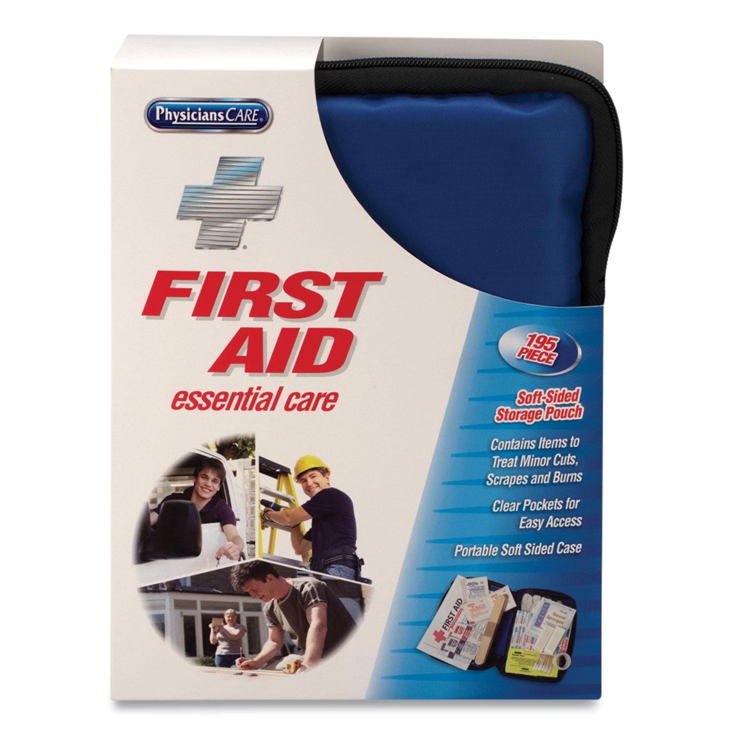 PhysiciansCare® by First Aid Only® Soft-Sided First Aid Kit for up to 25 People, 195 Pieces/Kit